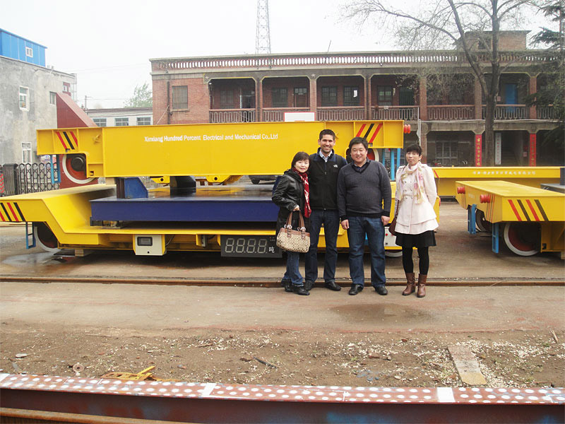  Cable reel powered rail cart