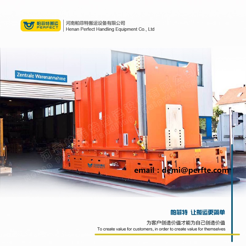  Electrical Trackless Transport Dolly ,  Transport Dolly For Heavy Material in factory