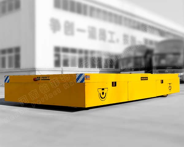 battery drive automatic trackless transfer cart , transfer cart to transport large tonnage goods