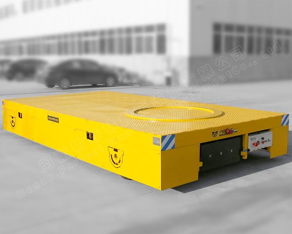 battery drive automatic trackless transfer cart , transfer cart to transport large tonnage goods