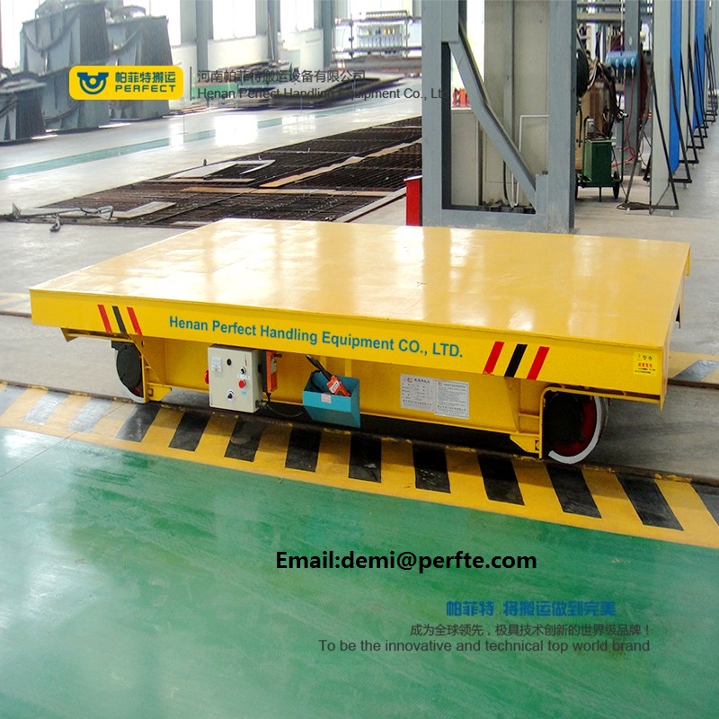   Low voltage rail power transfer cart