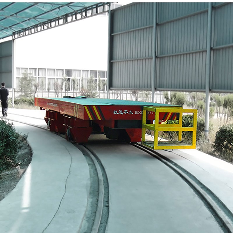 15 ton electric battery flat car , rail transfer cart for carrying heavy things