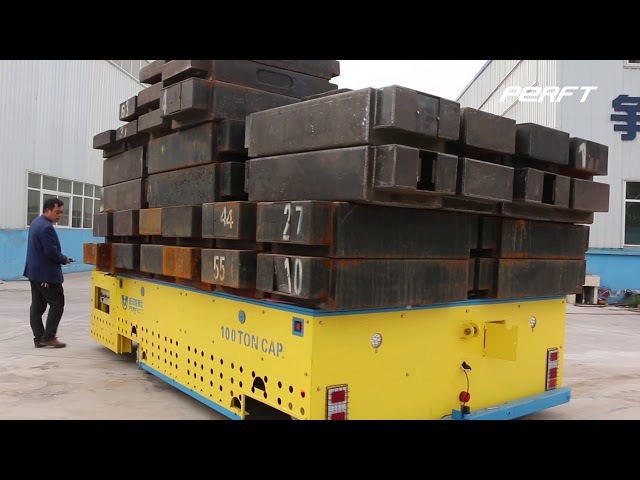 electric heavy duty platform trolley