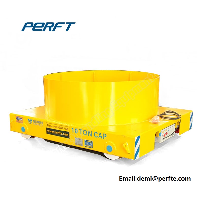 transfer cart for transport high temperature molten steel