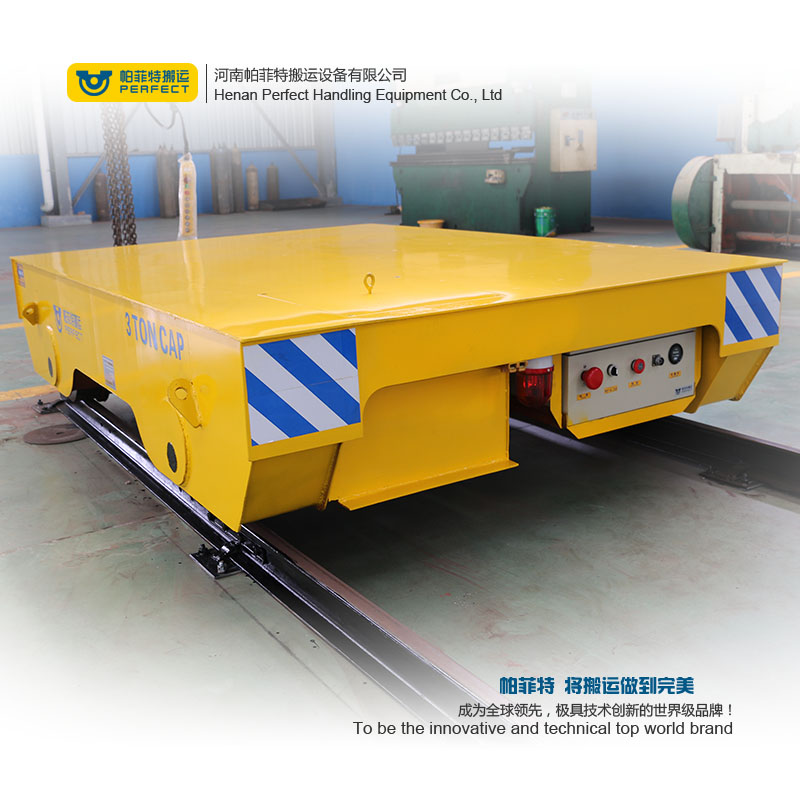 100T Motorized Transfer Cart , Motorized Transfer Cart For Industrial Cargo