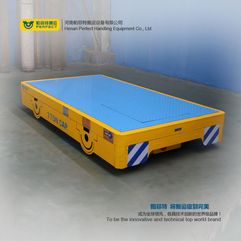 automated guided vehicle , smart trackless flatbed transfer cart