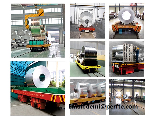 1-300 ton electric transfer trolley , transfer trolley shuttle on workshops rails