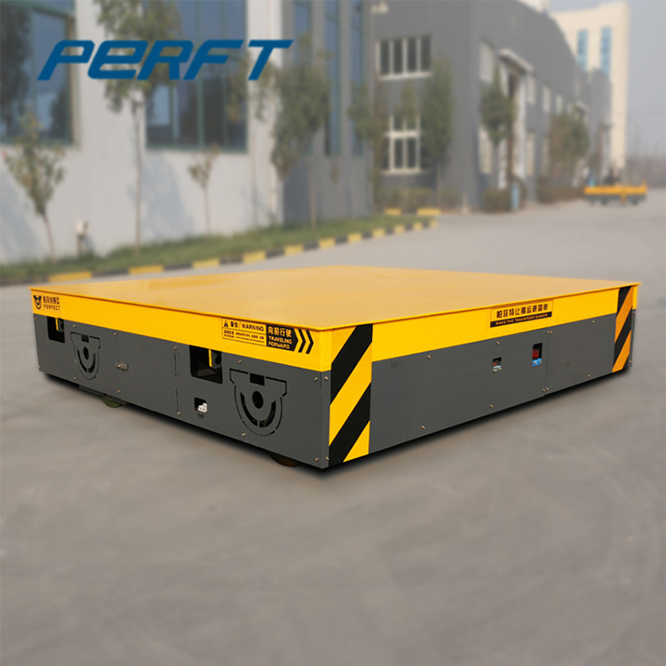 steerable trackless transfer carts