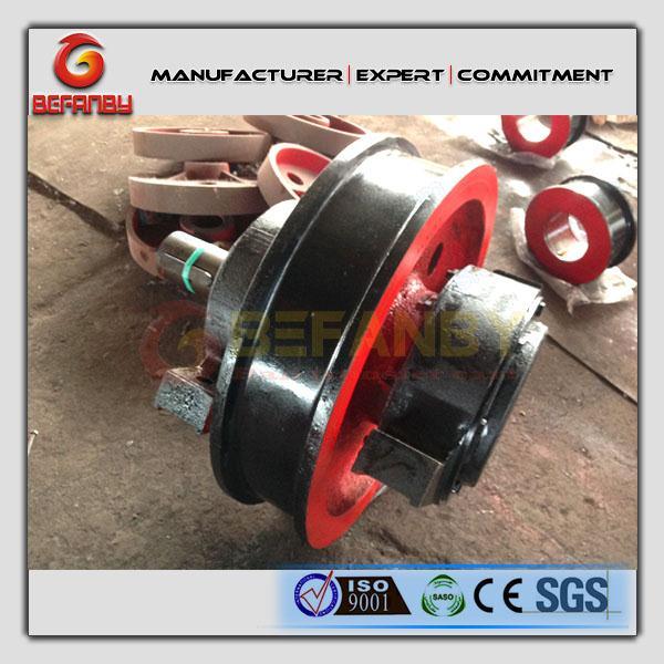 Steel wheel used for railway trailer