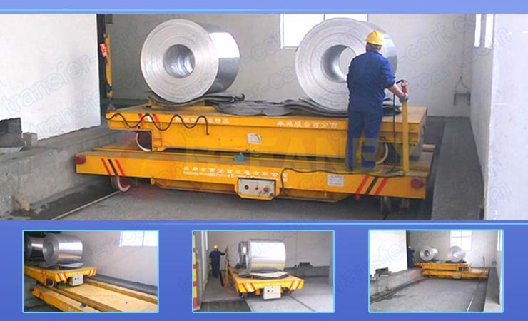 anti-high temperature electric rail transfer cart 