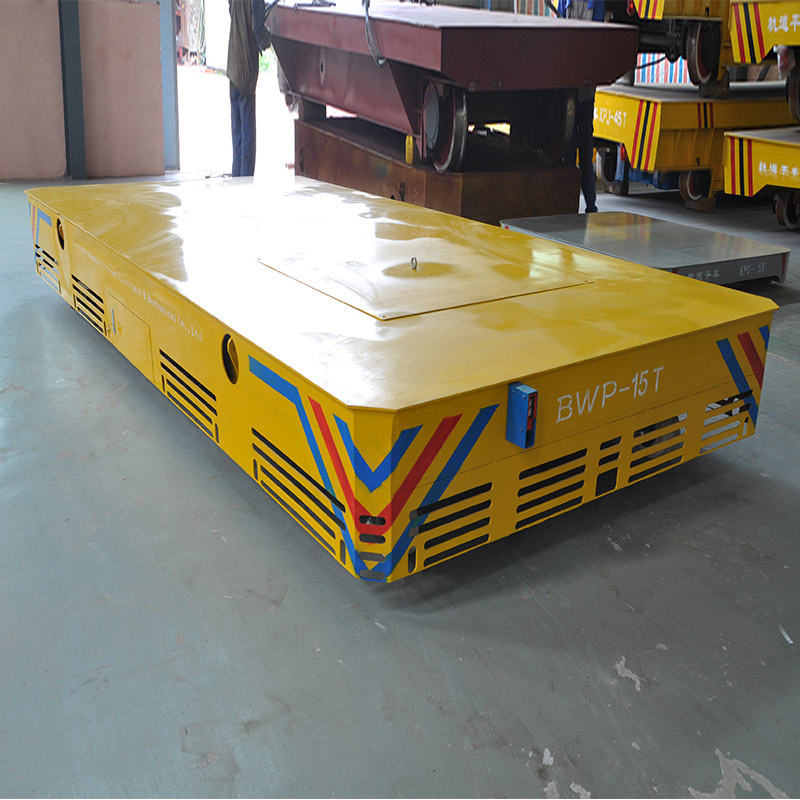 battery drive trackless electric flat cart