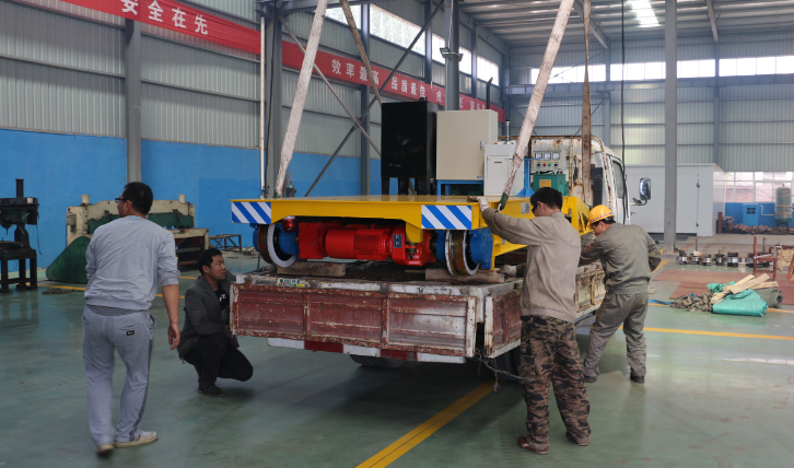 transfer cart, transfer trolley, transport in plant